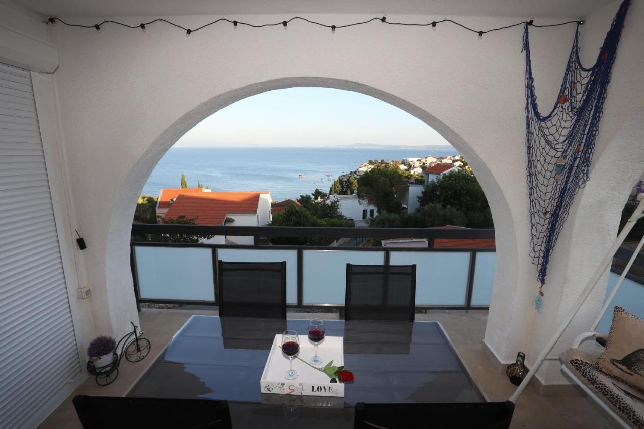 Apartment Relaxing Sea View, Okrug Gornji Exteriör bild